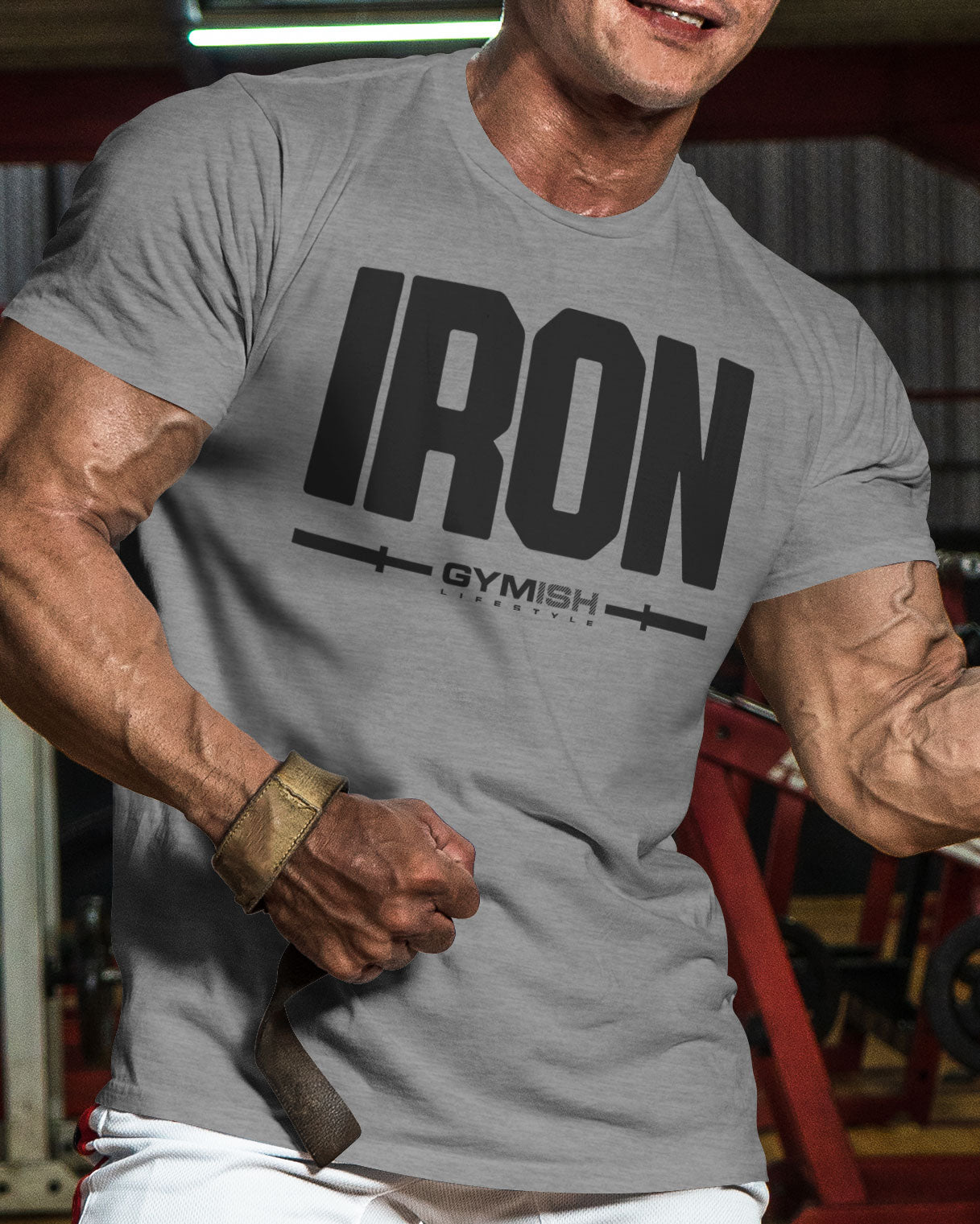 136. Iron Funny Motivational Workout Gym T-Shirt for Men T-Shirt GYMISH LIFESTYLE