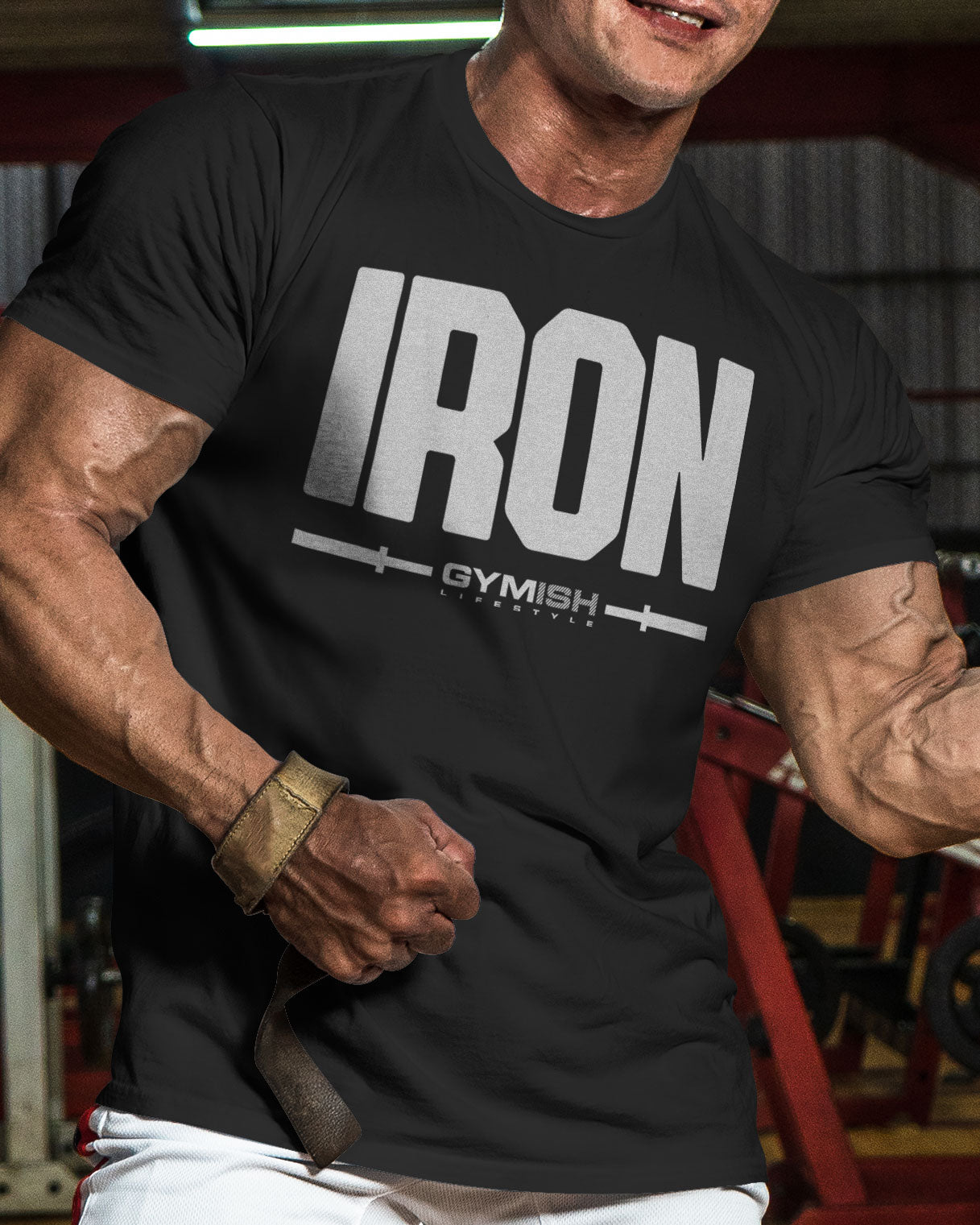 136. Iron Funny Motivational Workout Gym T-Shirt for Men T-Shirt GYMISH LIFESTYLE