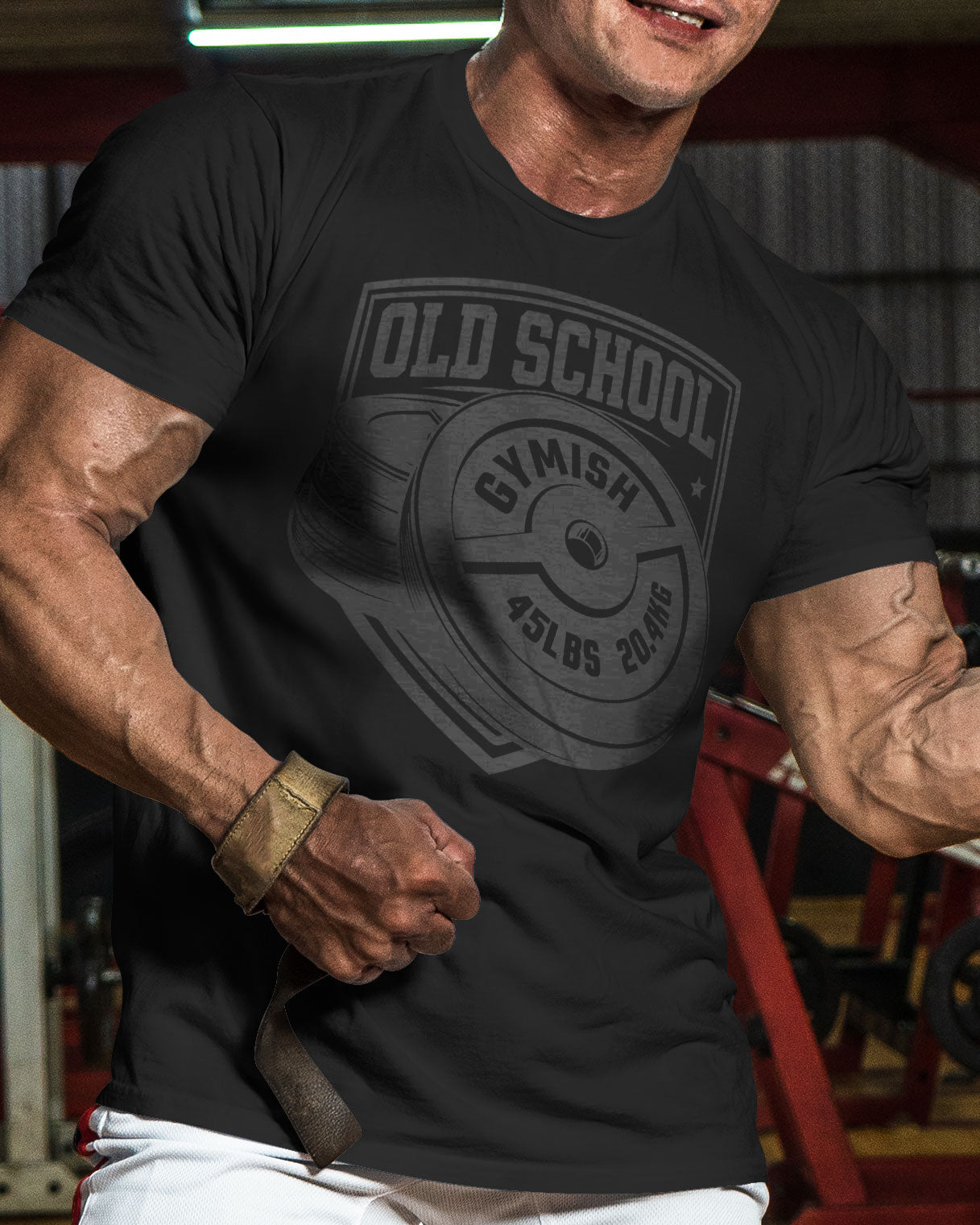 147. Old School Funny Motivational Workout Gym T-Shirt for Men T-Shirt GYMISH LIFESTYLE