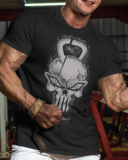 028. Gym Reaper Funny Motivational Workout Gym T-Shirt for Men T-Shirt GYMISH LIFESTYLE