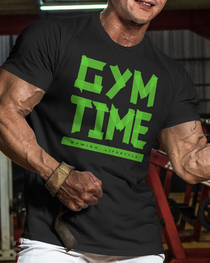 148. Gym Time Funny Motivational Workout Gym T-Shirt for Men T-Shirt GYMISH LIFESTYLE