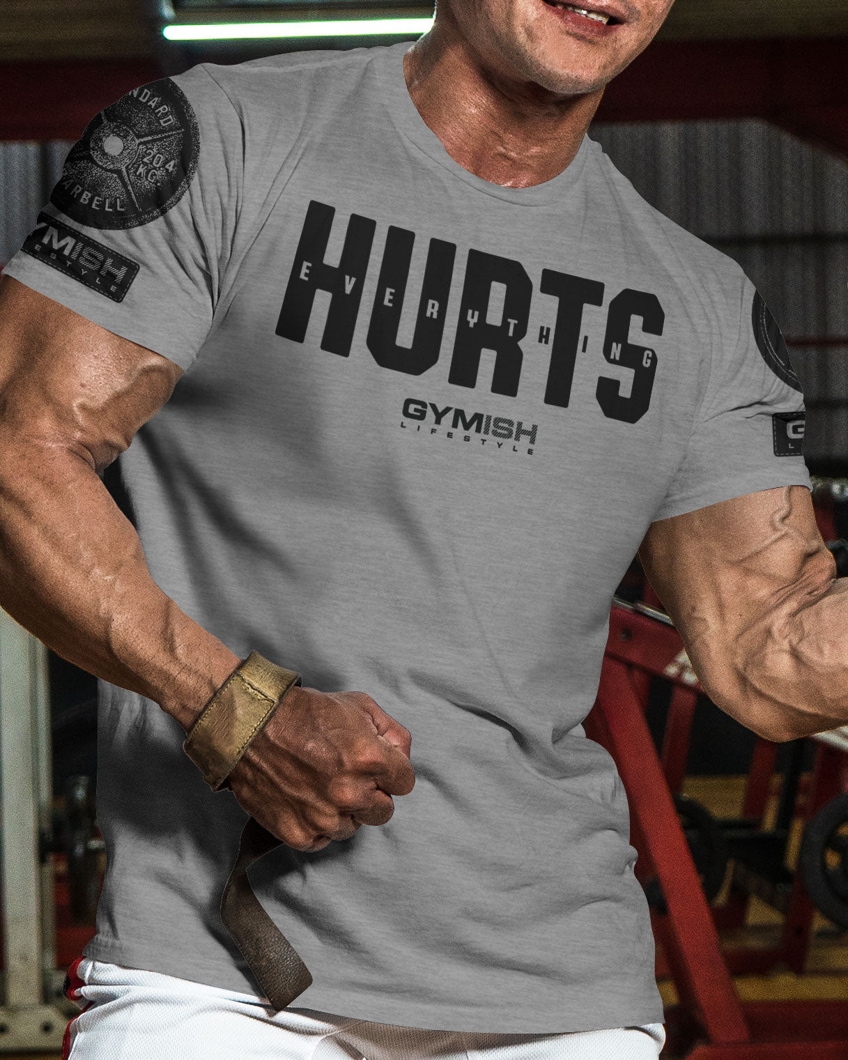 005. Everything Hurts Funny Motivational Workout Gym T-Shirt for Men