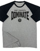 154. RAGLAN Dominate Funny Workout Gym T-Shirt for Men