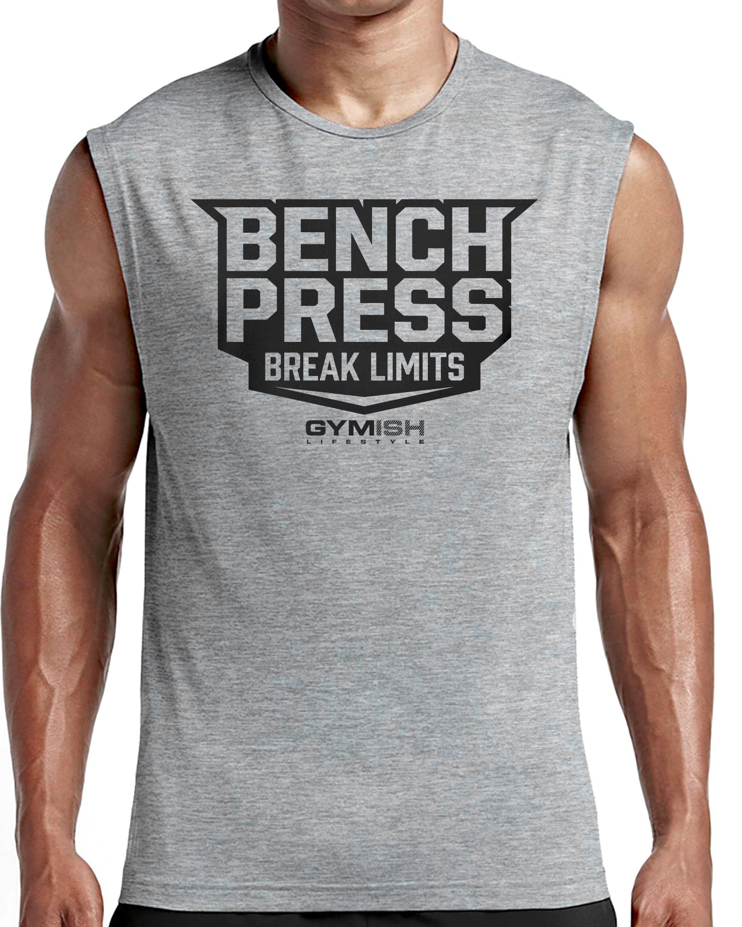 025. Bench Press Workout Muscle Tank Top for Men T-Shirt GYMISH LIFESTYLE