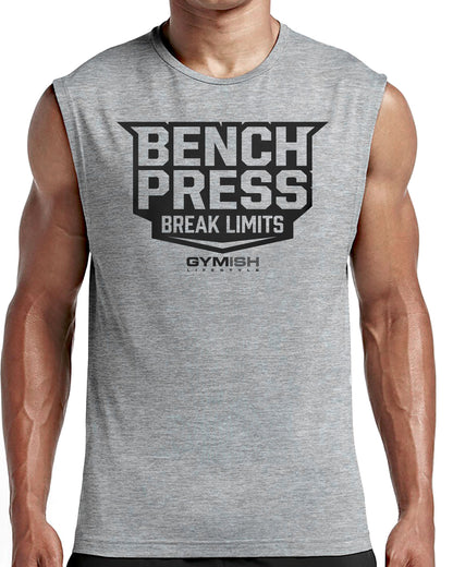 025. Bench Press Workout Muscle Tank Top for Men T-Shirt GYMISH LIFESTYLE
