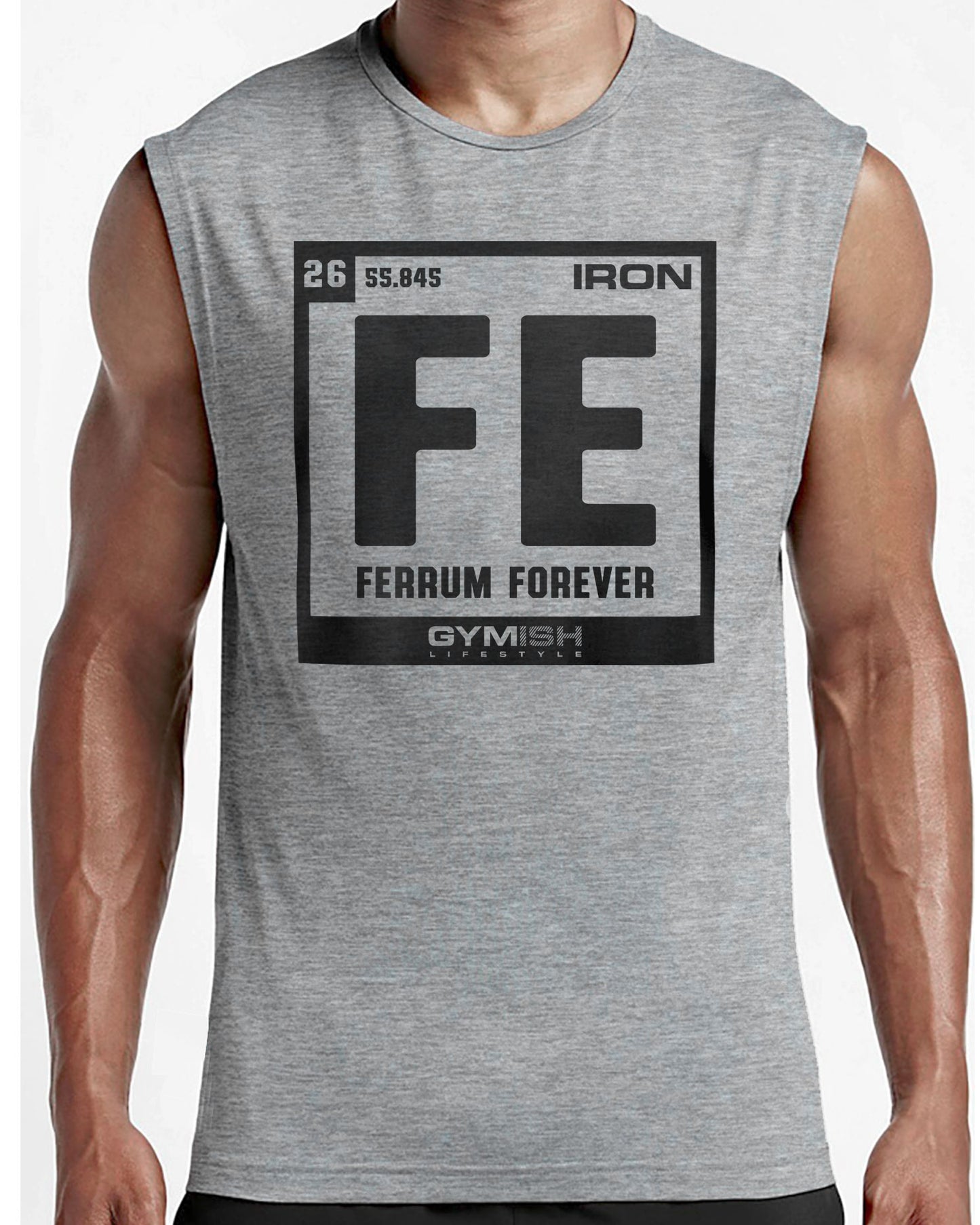 127. Ferrum Forever Workout Funny Muscle Tank Top for Men T-Shirt GYMISH LIFESTYLE