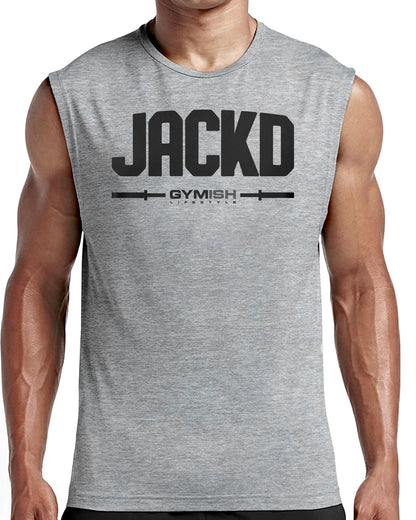 140. Jackd Workout Funny Muscle Tank Top for Men T-Shirt GYMISH LIFESTYLE