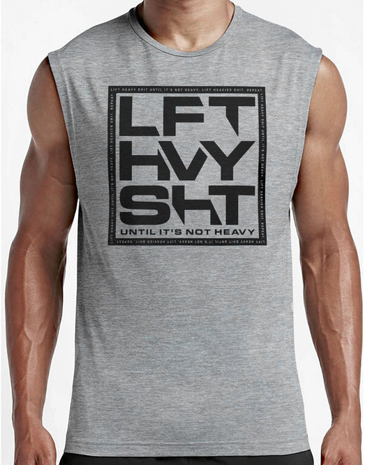 119. Heavy Lift SHT Workout Funny Muscle Tank Top for Men T-Shirt GYMISH LIFESTYLE