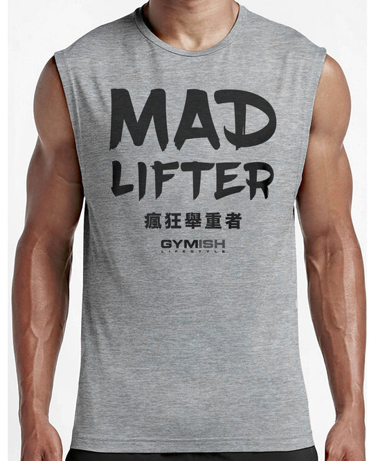 123. Mad Lifter Workout Funny Muscle Tank Top for Men T-Shirt GYMISH LIFESTYLE