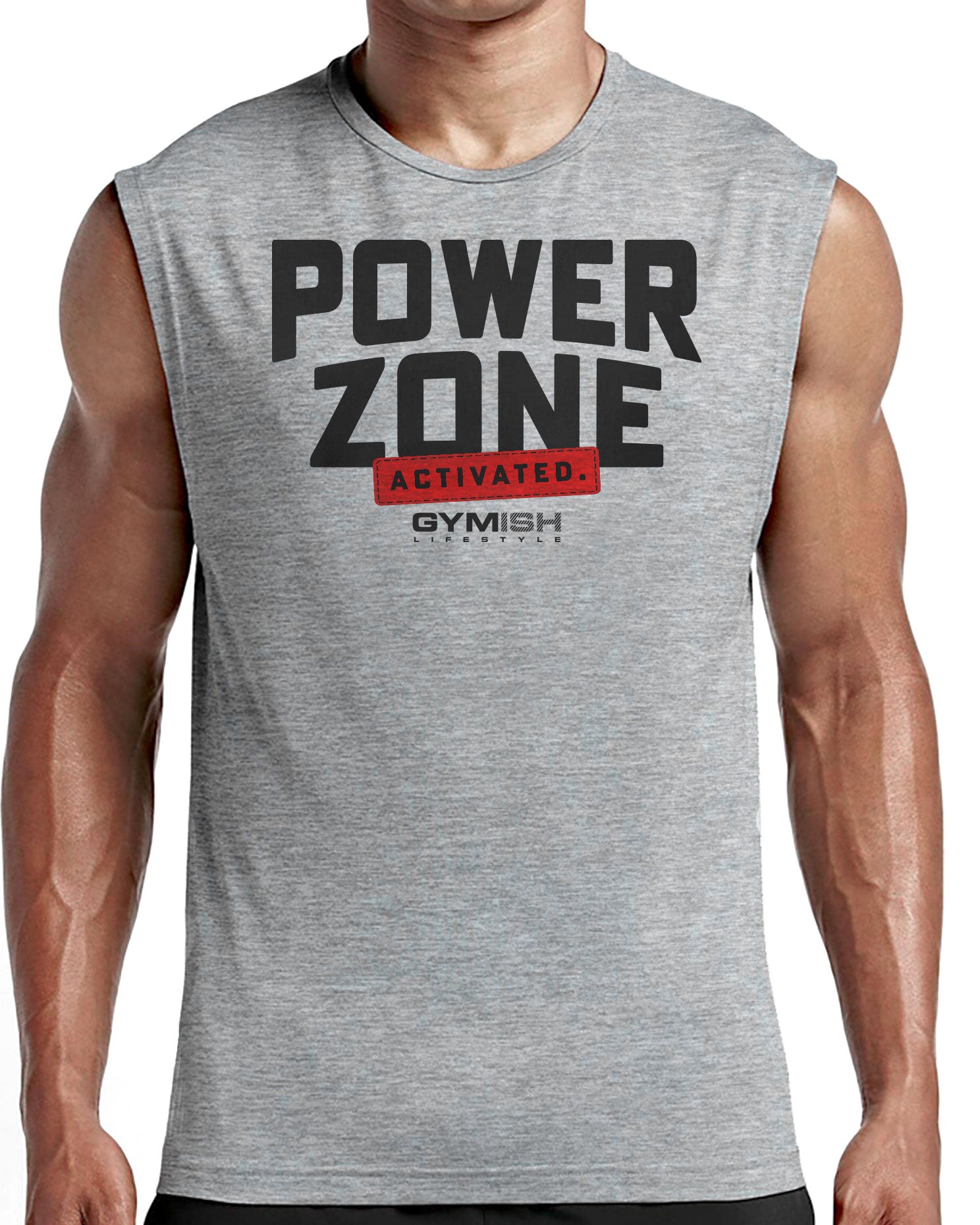150. Activated Workout Funny Muscle Tank Top for Men T-Shirt GYMISH LIFESTYLE