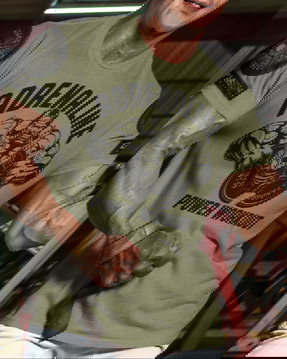 020. Adrenaline Workout T-Shirt - Gymish - - #Gym Shirts# - - #Workout T-Shirts#