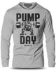 024. Pump Day Lightweight Long Sleeve Hooded T-shirt for Men