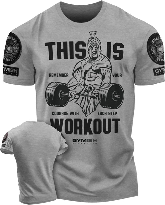 026. Spartan Gym Workout T-Shirt - Gymish - - #Gym Shirts# - - #Workout T-Shirts#