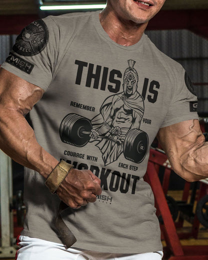 026. Spartan Gym Workout T-Shirt - Gymish - - #Gym Shirts# - - #Workout T-Shirts#