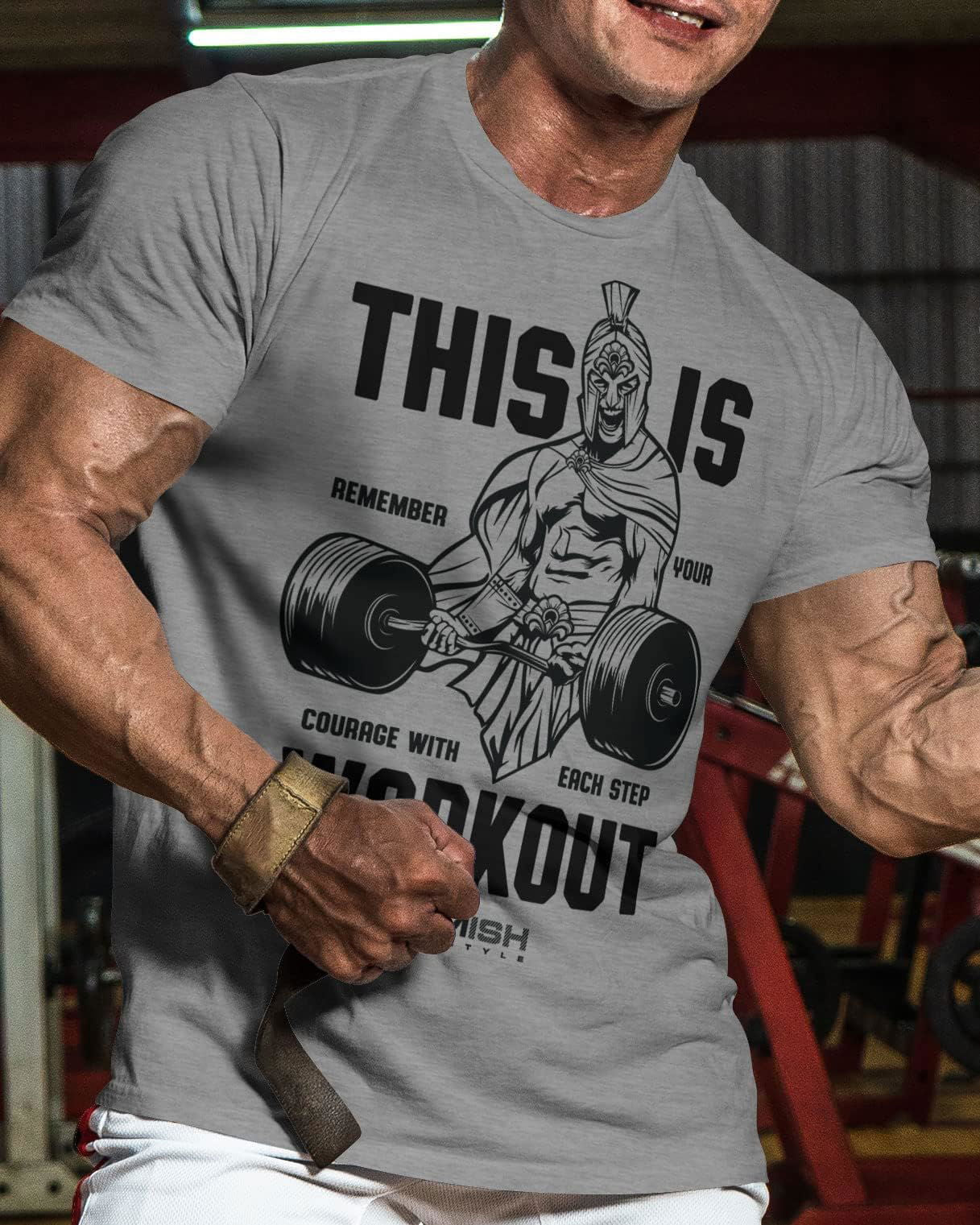 026. Spartan Gym Workout T-Shirt - Gymish - - #Gym Shirts# - - #Workout T-Shirts#