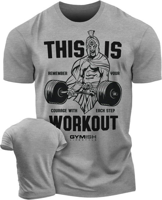 026. Spartan Gym Workout T-Shirt - Gymish - - #Gym Shirts# - - #Workout T-Shirts#