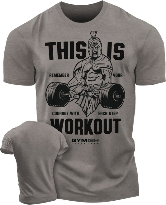 026. Spartan Gym Workout T-Shirt - Gymish - - #Gym Shirts# - - #Workout T-Shirts#