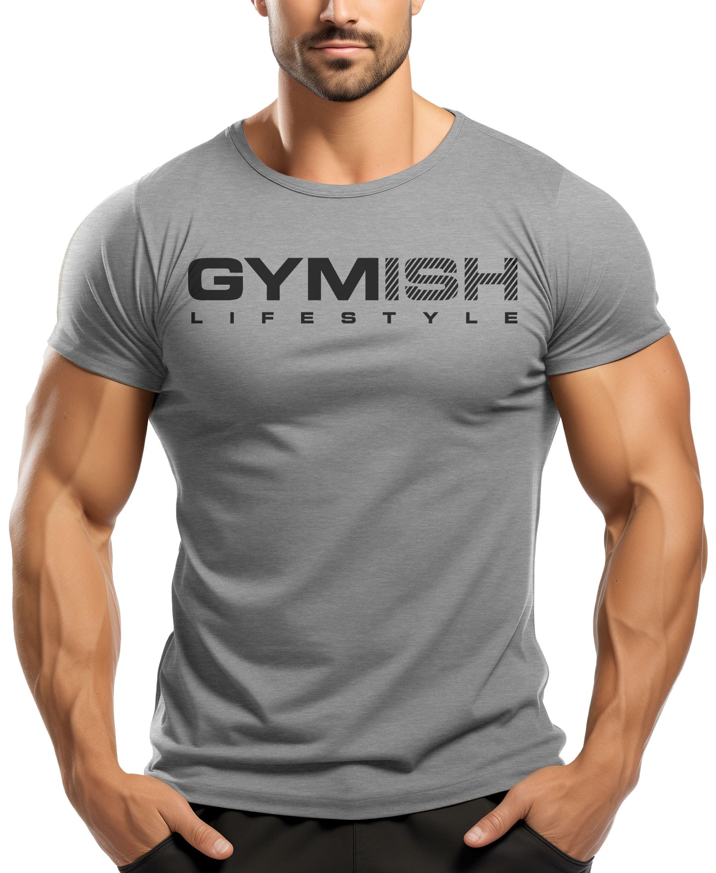 099. Mission In Progress Back Design Funny Workout Gym T-Shirt for Men T-Shirt GYMISH LIFESTYLE