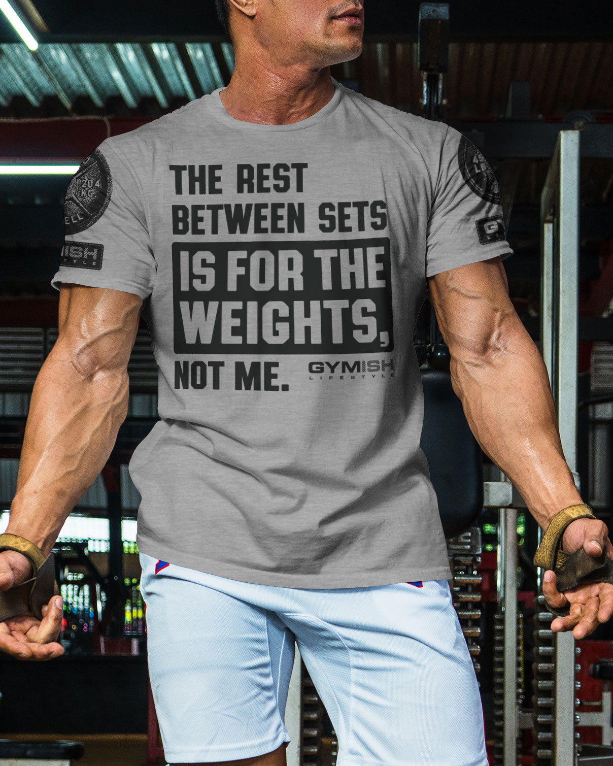 109. Rest Between Sets Funny Motivational Workout Gym T-Shirt for Men T-Shirt GYMISH LIFESTYLE