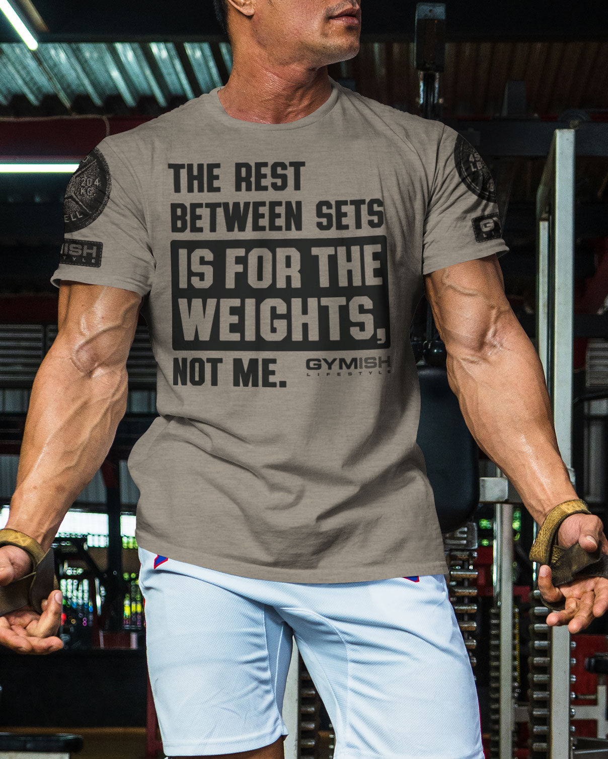 109. Rest Between Sets Funny Motivational Workout Gym T-Shirt for Men T-Shirt GYMISH LIFESTYLE