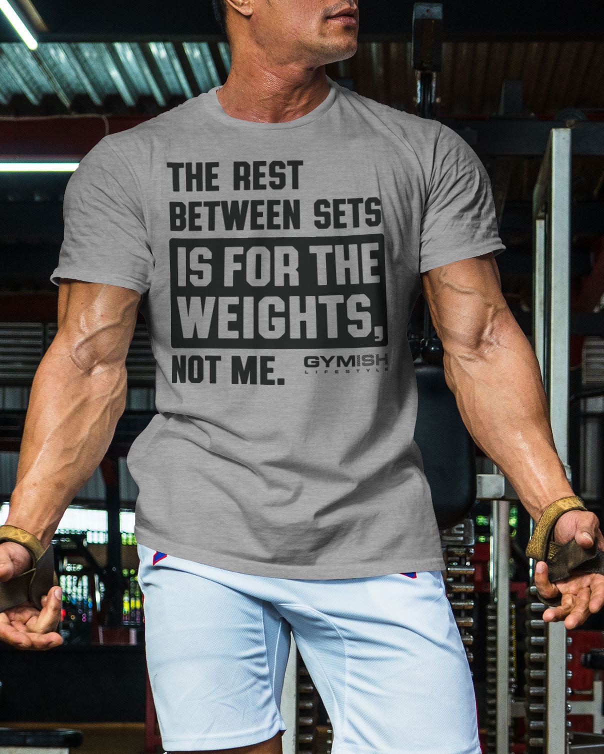 109. Rest Between Sets Funny Motivational Workout Gym T-Shirt for Men T-Shirt GYMISH LIFESTYLE