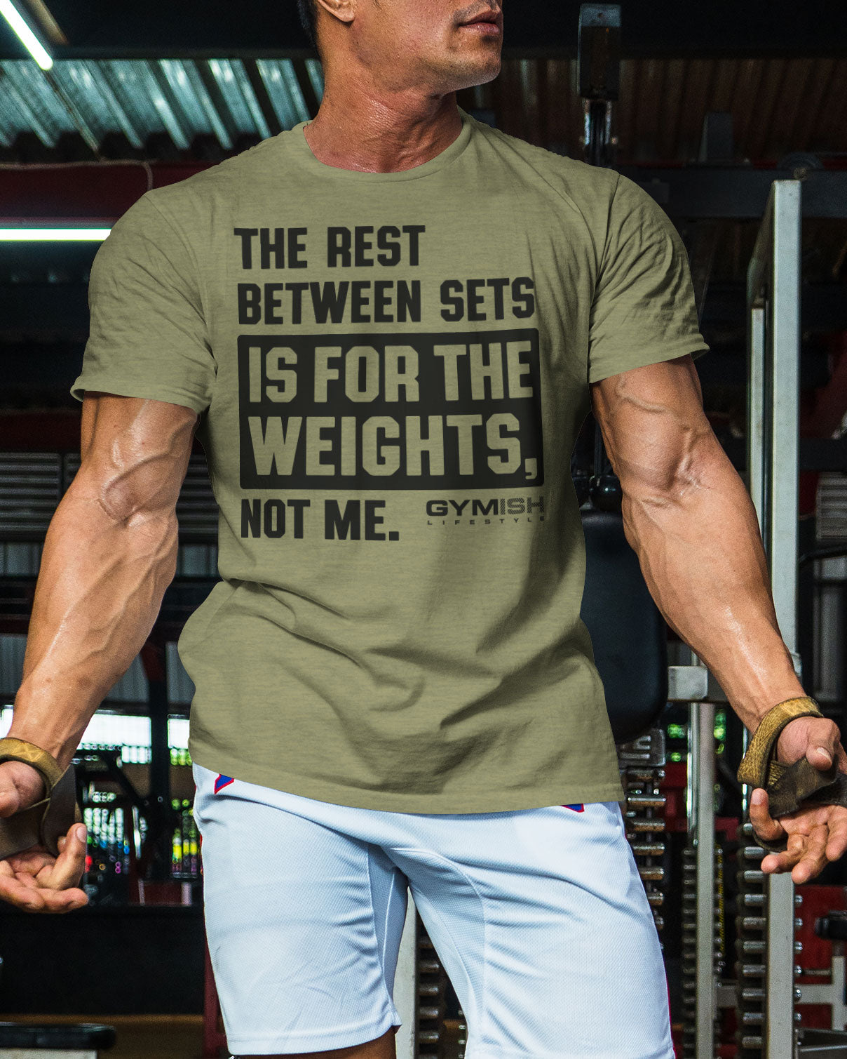 109. Rest Between Sets Funny Motivational Workout Gym T-Shirt for Men T-Shirt GYMISH LIFESTYLE