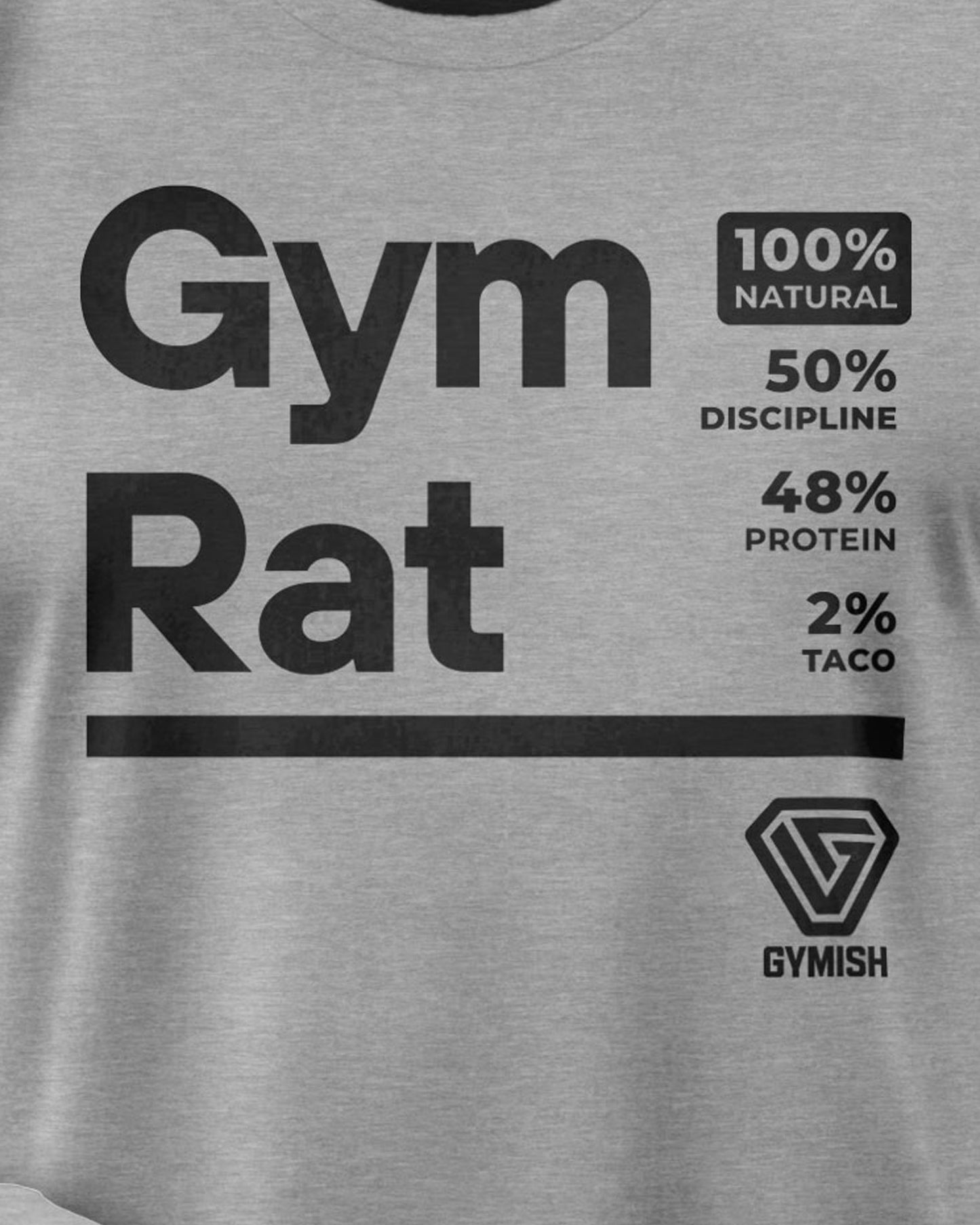 105. Gym Rat Funny Workout T-Shirt for Men T-Shirt GYMISH LIFESTYLE