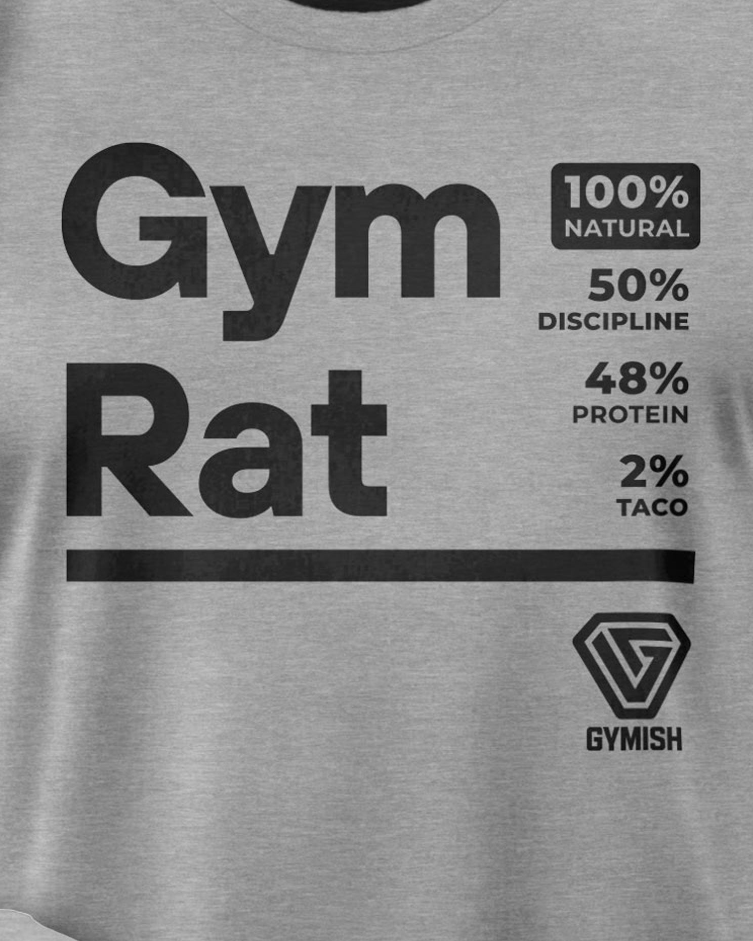 105. Gym Rat Funny Workout T-Shirt for Men T-Shirt GYMISH LIFESTYLE