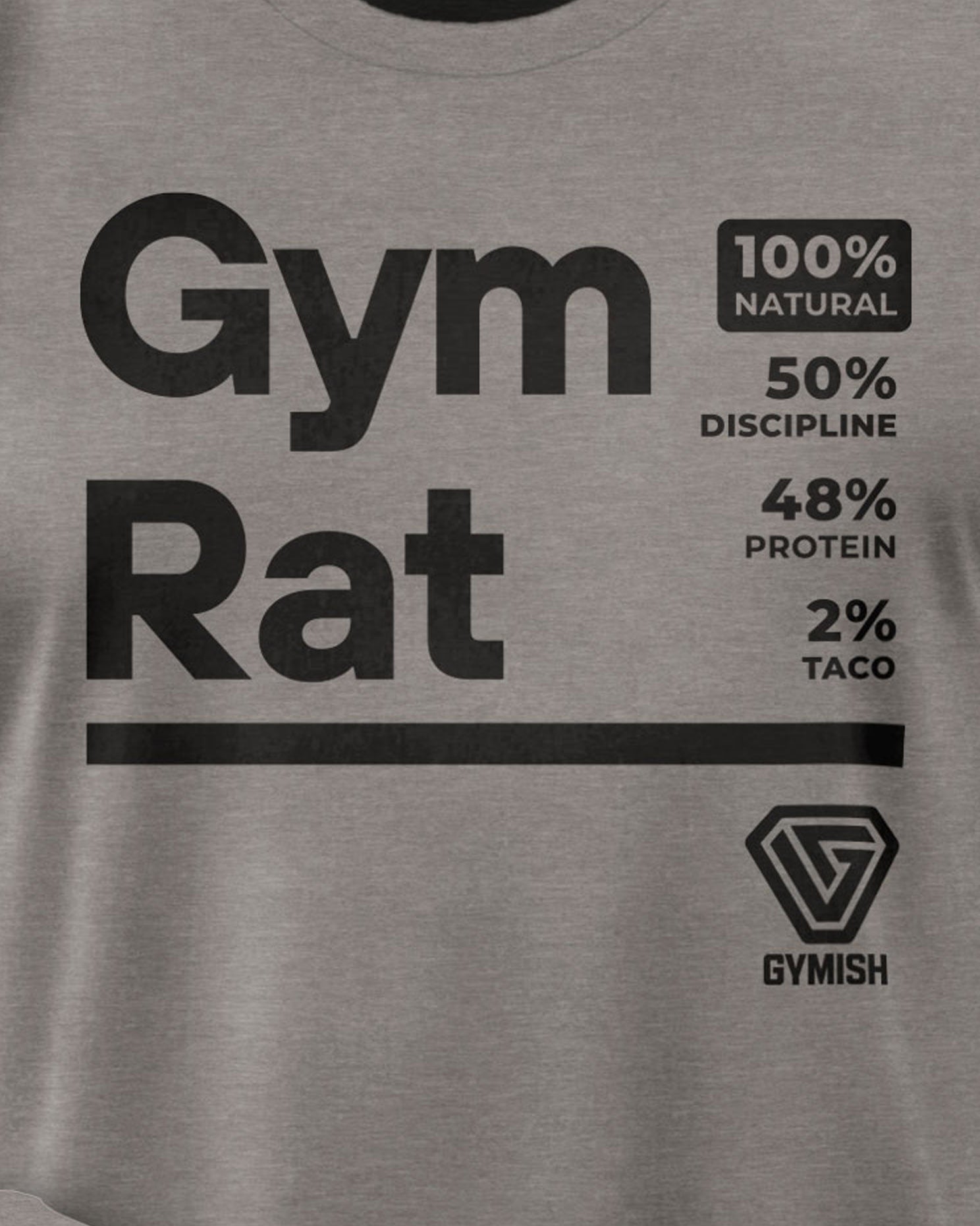 105. Gym Rat Funny Workout T-Shirt for Men T-Shirt GYMISH LIFESTYLE