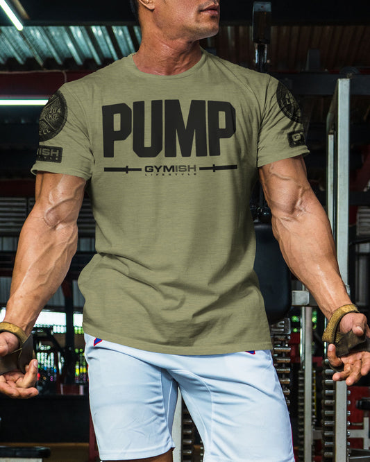 132. Pump Funny Motivational Workout Gym T-Shirt for Men T-Shirt GYMISH LIFESTYLE