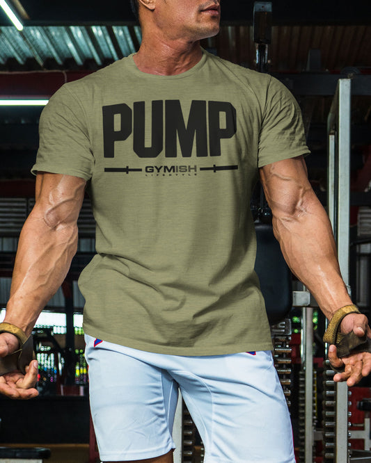 132. Pump Funny Motivational Workout Gym T-Shirt for Men T-Shirt GYMISH LIFESTYLE