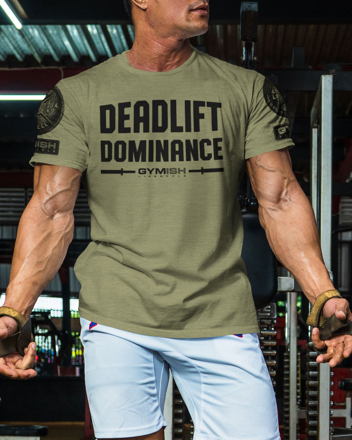 138. Deadlift Dominance Funny Motivational Workout Gym T-Shirt for Men T-Shirt GYMISH LIFESTYLE