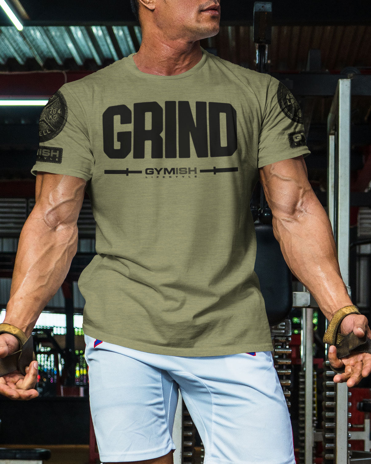 139. Grind Funny Motivational Workout Gym T-Shirt for Men T-Shirt GYMISH LIFESTYLE