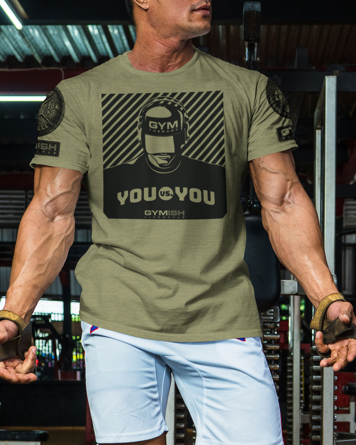 151. You vs You Funny Motivational Workout Gym T-Shirt for Men T-Shirt GYMISH LIFESTYLE