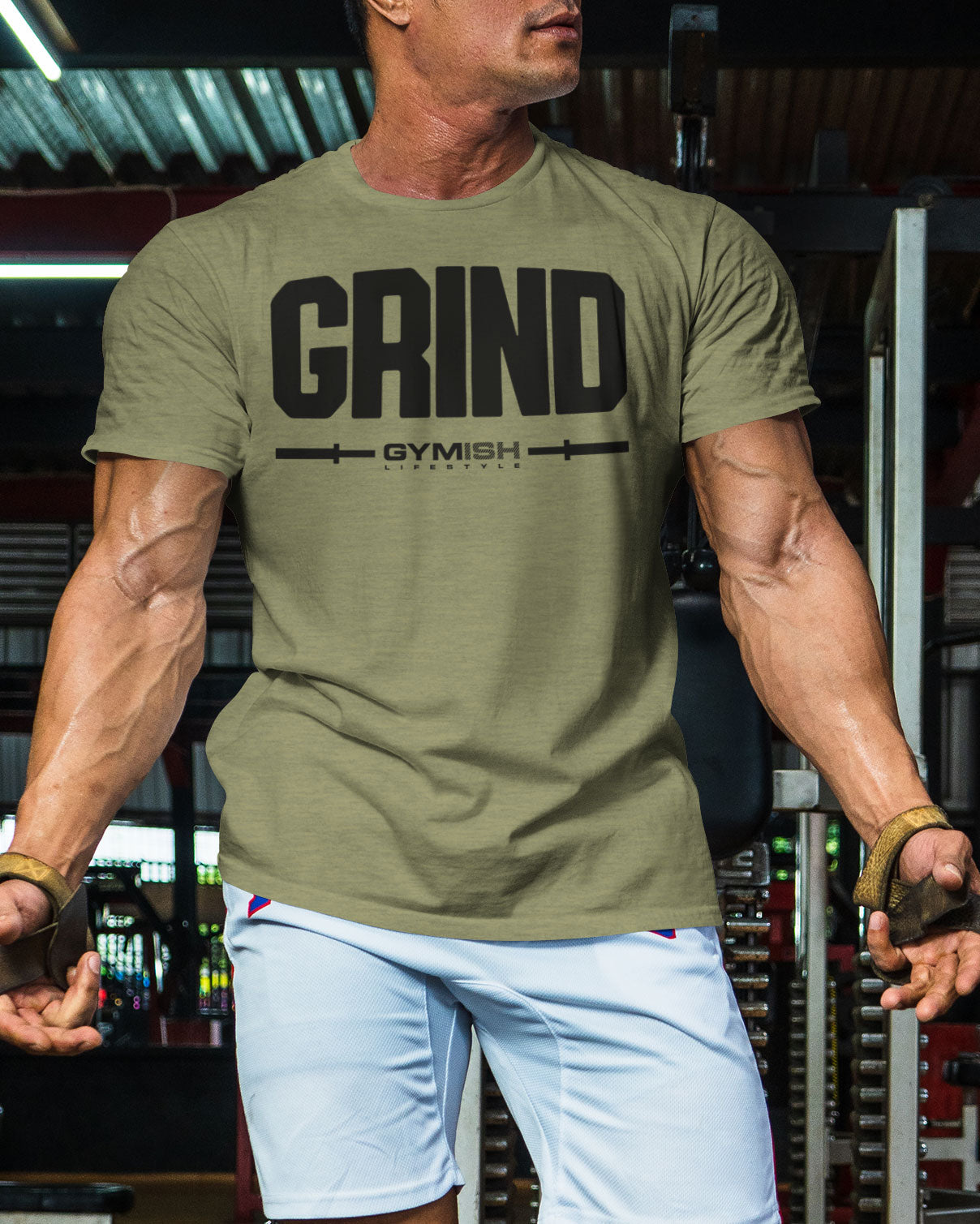 139. Grind Funny Motivational Workout Gym T-Shirt for Men T-Shirt GYMISH LIFESTYLE