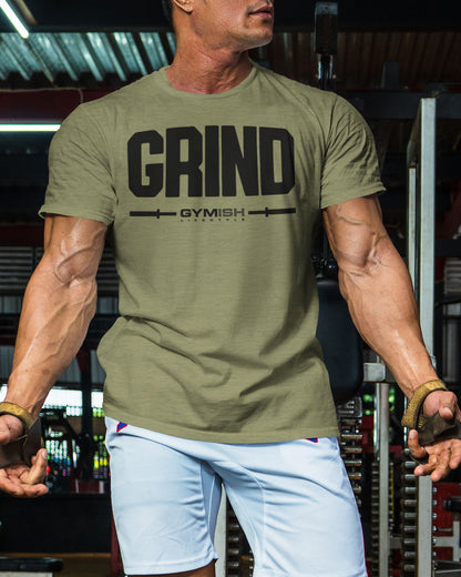 139. Grind Funny Motivational Workout Gym T-Shirt for Men T-Shirt GYMISH LIFESTYLE