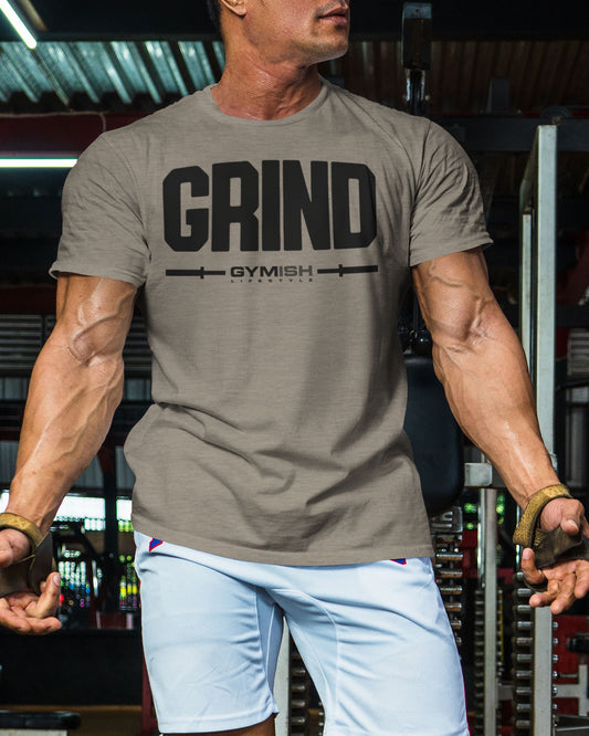 139. Grind Funny Motivational Workout Gym T-Shirt for Men T-Shirt GYMISH LIFESTYLE