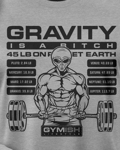 104. Defy Gravity Funny Workout Gym T-Shirt for Men T-Shirt GYMISH LIFESTYLE