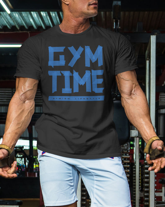 148. Gym Time Funny Motivational Workout Gym T-Shirt for Men T-Shirt GYMISH LIFESTYLE