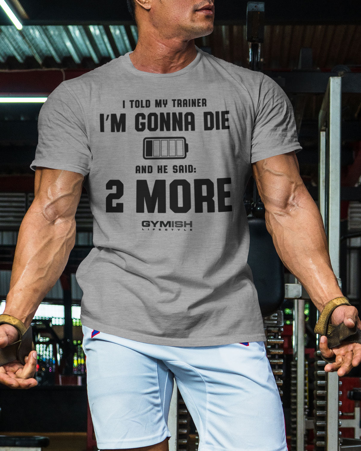 009. Two More Funny Motivational Workout Gym T-Shirt for Men