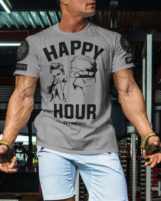 039. Kickboxer Funny Motivational Workout Gym T-Shirt for Men