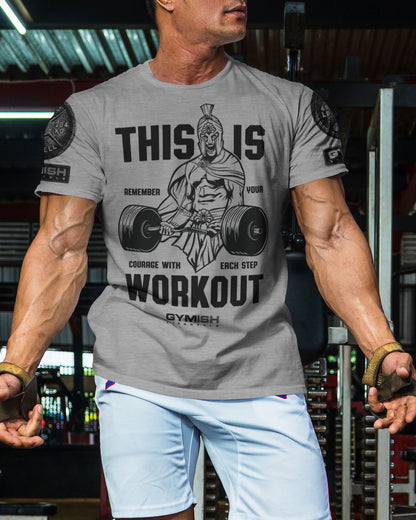 026. Spartan Gym Funny Motivational Workout Gym T-Shirt for Men T-Shirt GYMISH LIFESTYLE