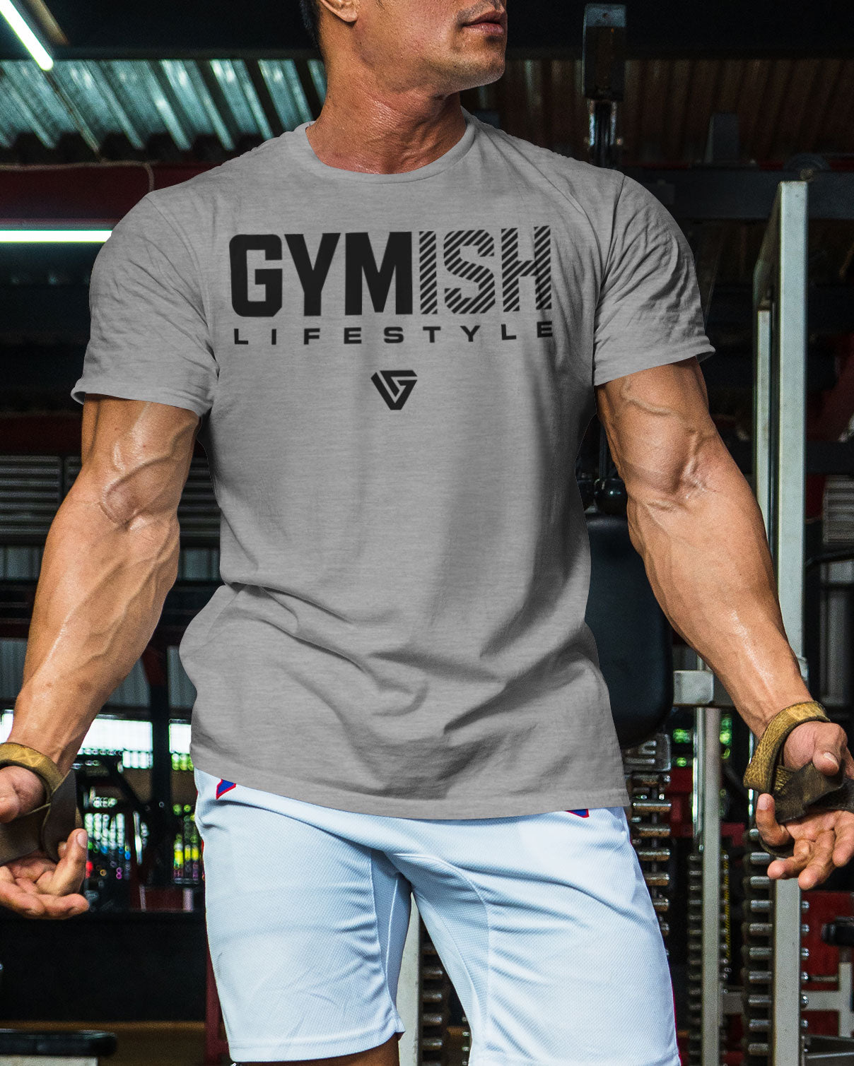 Gymish Lifestyle Workout T-Shirt, Funny Gym Shirts, Lifting T