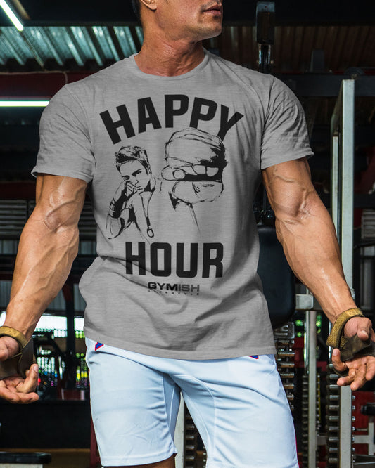 039. Kickboxer Funny Motivational Workout Gym T-Shirt for Men