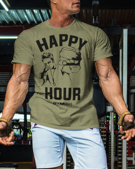 039. Kickboxer Funny Motivational Workout Gym T-Shirt for Men