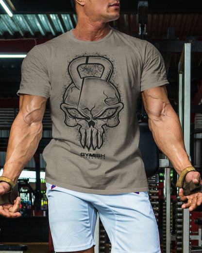 028. Gym Reaper Funny Motivational Workout Gym T-Shirt for Men T-Shirt GYMISH LIFESTYLE