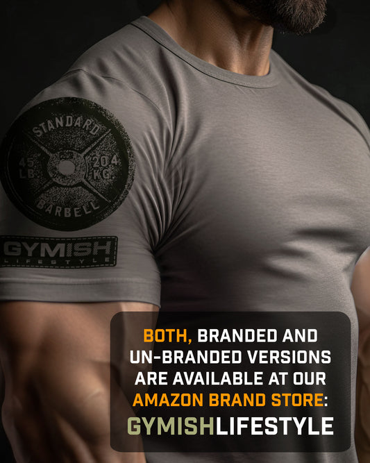 091. Gymish Lifestyle Motivational Gym Shirt (Back)