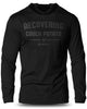 030. Recovering Couch Potato Lightweight Long Sleeve Hooded T-shirt for Men