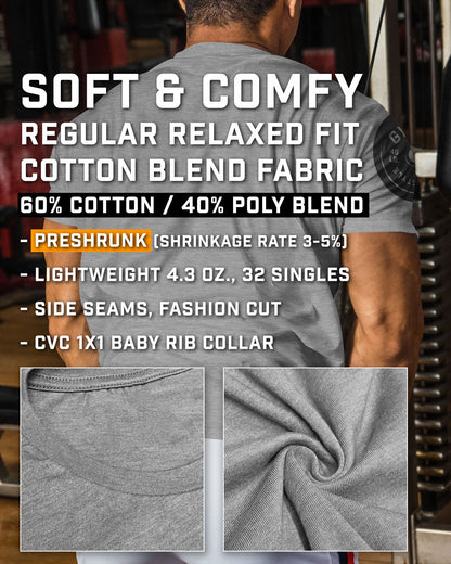 135. Gains Funny Motivational Workout Gym T-Shirt for Men T-Shirt GYMISH LIFESTYLE