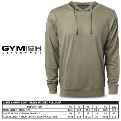 080. Hardcore Training Motivational Workout Hoodie for Men